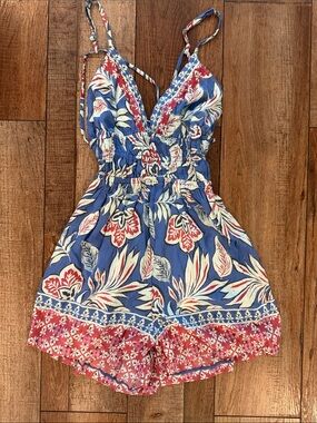 Angie Floral Romper medium New